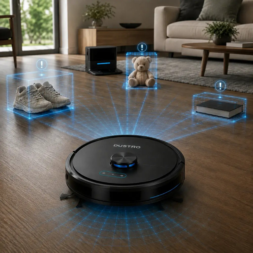 Dustro™ navigazione intelligente laser navigation mapping the home