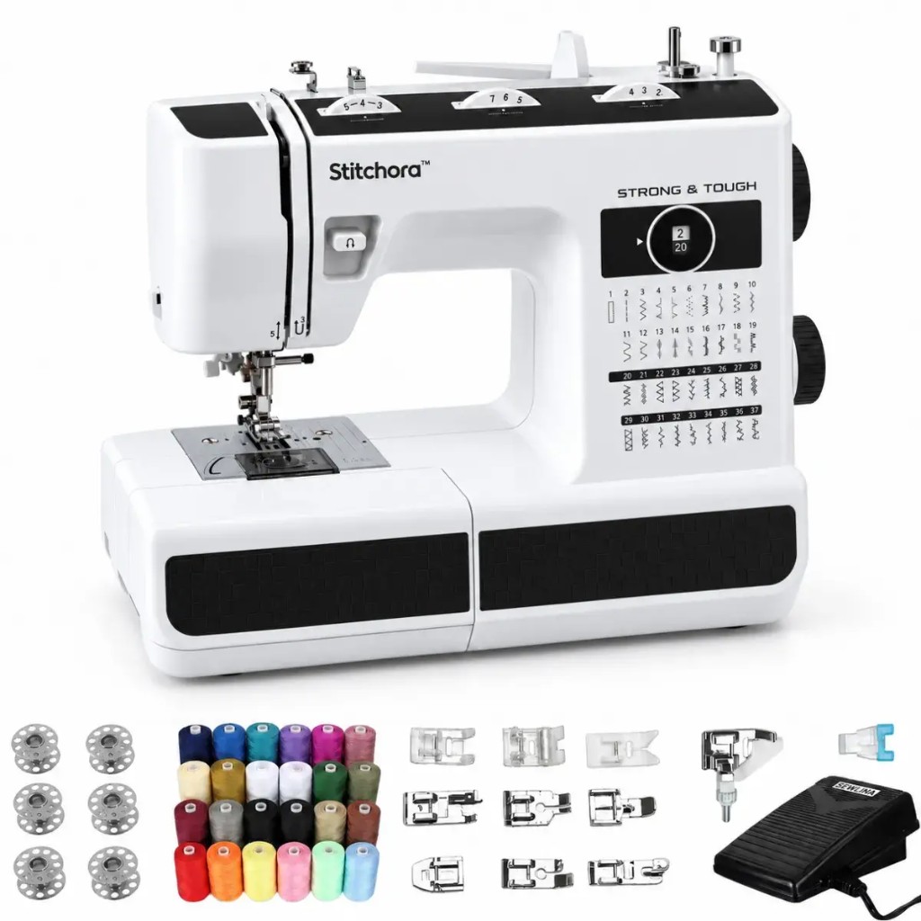 Sada Stitchora™ s nitěmi, patkami a pedálem