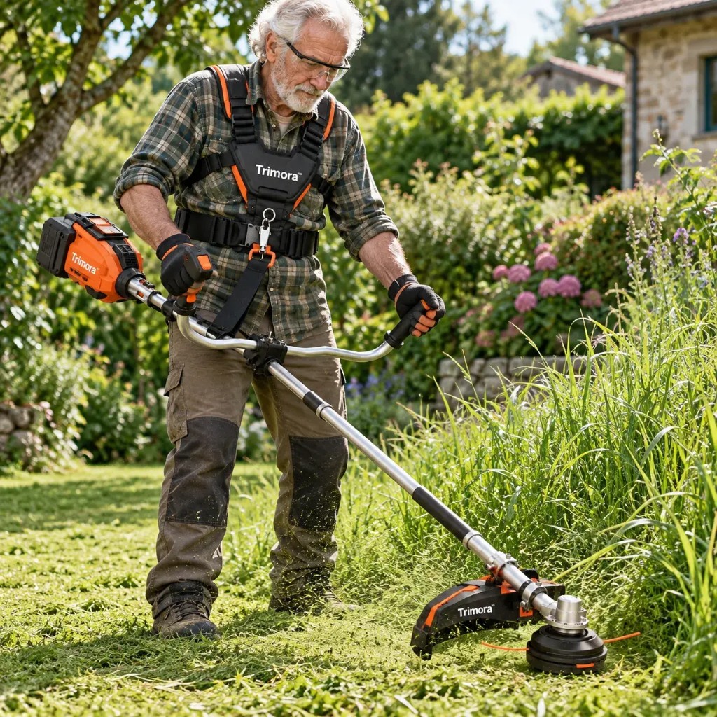 Trimora™ z ergonomicznym pasem — lekko w ogrodzie